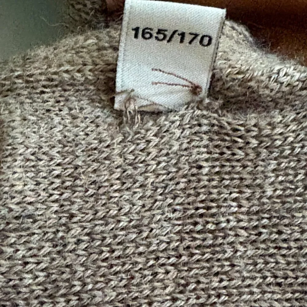 COACH Sz 6.5 Warm Gloves Saddle 100% Buttery Soft Leather Wool Lined Glo$148